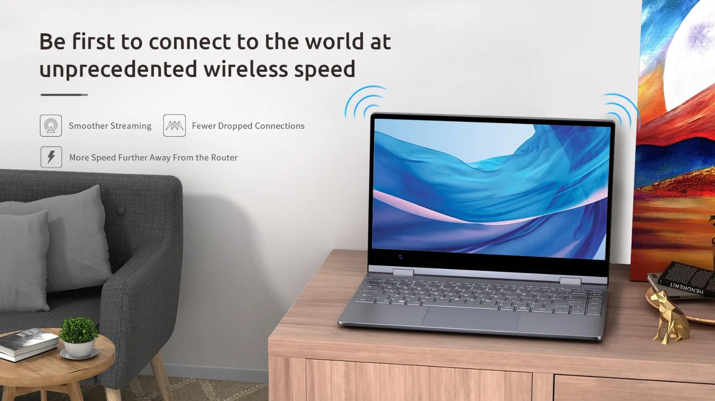 BMAX Y14 Laptop 14 inch Notebook Windows 11 16GB RAM LPDDR5 512GB SSD 1920*1080 IPS Intel N100 laptops Computer type-c