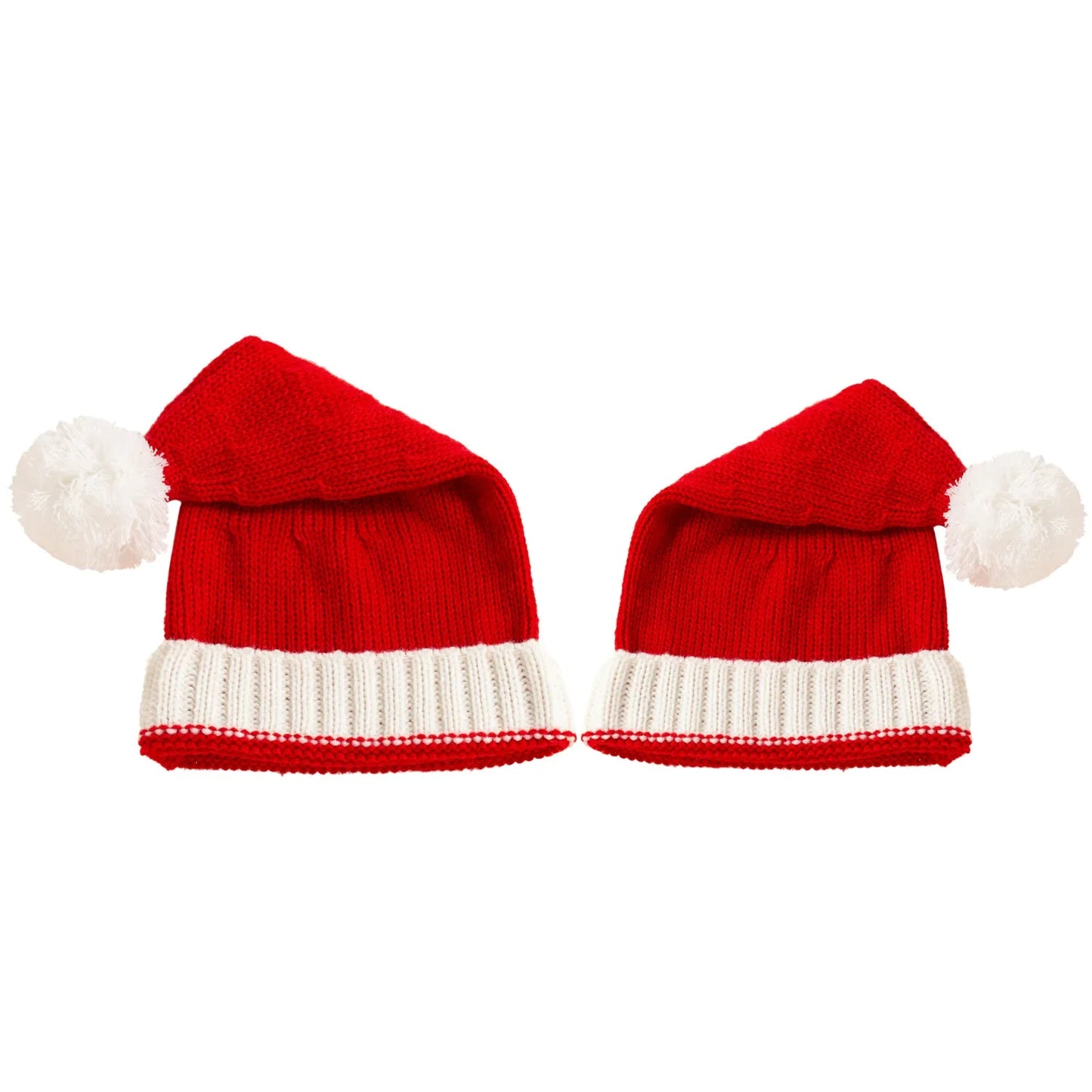 Bonnet de Père Noël à pompons pour enfants et adultes, mignon, doux, fête du Nouvel An, cadeau pour enfants, décoration de Noël, Noel, 2024