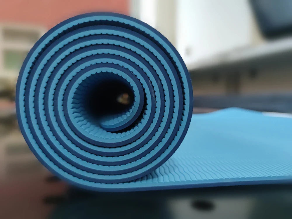 Thi Wide Long TPE Yoga Mat for Men And Women Fitn Dance Anti-Slip Home Use Slightly Defective Exercise Equipment