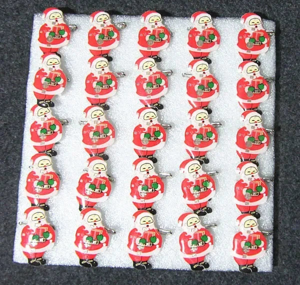 25pcs Broche Lumineux LED Clignotant Amour Fête Dessin Animé Badge Lumineux Cadeau Cosplay Noël Mariage Festival Halloween