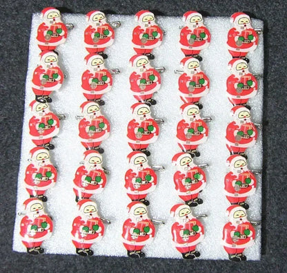 25pcs Broche Lumineux LED Clignotant Amour Fête Dessin Animé Badge Lumineux Cadeau Cosplay Noël Mariage Festival Halloween