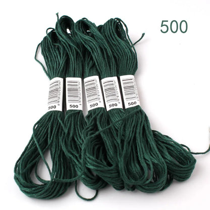 433---581--10 pcs cross-Stitchou  Embroidery Thread Floss Sewing Skeins Craft DIY Bracelet braided