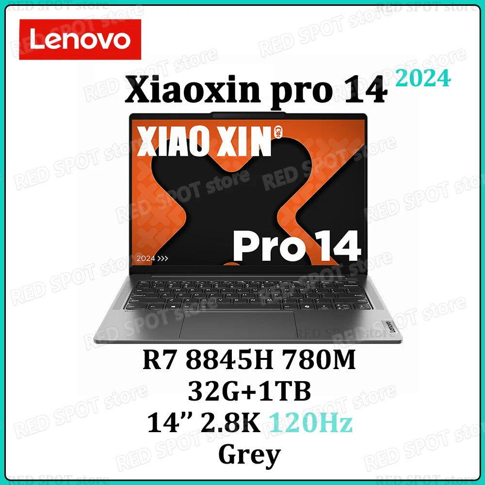 Lenovo Xiaoxin pro 14 2024 AI R7 8845H 780M 32G+1T 14inch 2.8k 120Hz