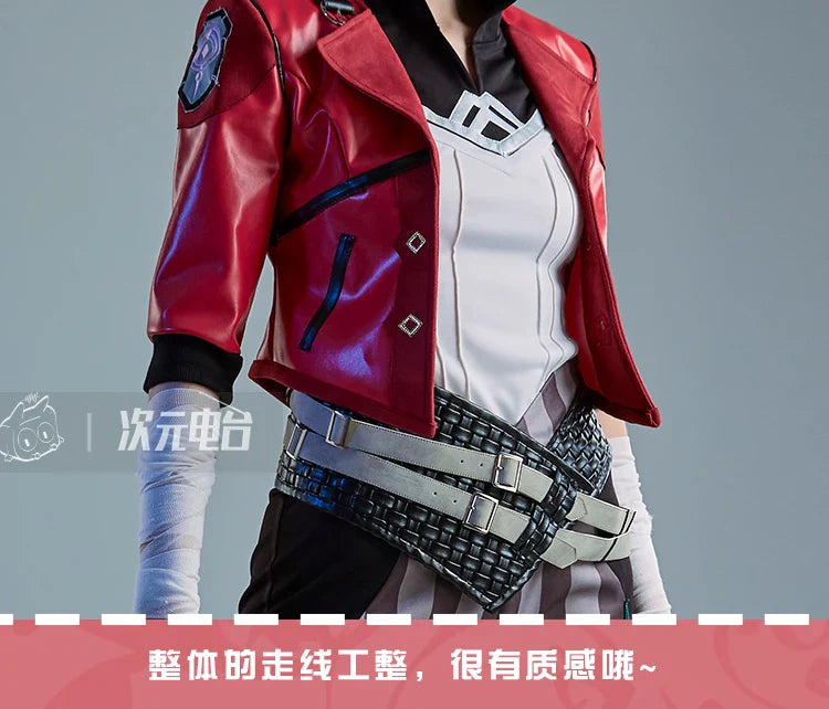 Costume de cosplay LoL Arcane Vi, perruque, uniforme, chaussures, tenues, combinaison d'Halloween et de carnaval pour femmes et hommes, haute qualité