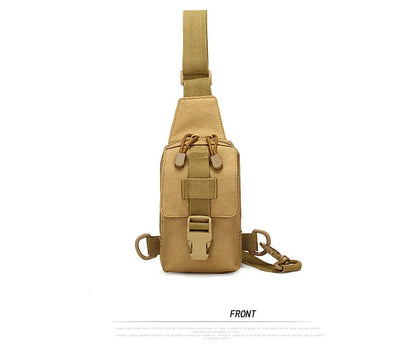 Petit sac de poitrine de Camouflage antivol pour l'extérieur, sac à bandoulière de randonnée en Nylon pour chasse, pêche, Camping, Cycking