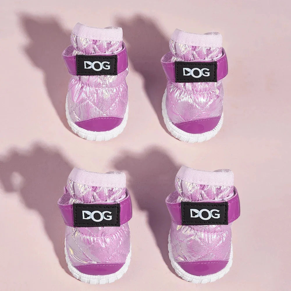 Chaussures pour grands chiens avec lettres, bottes pour chiens de taille moyenne, protège-pattes pour l'hiver, jour de neige, degré d'eau par temps de pluie, Ou