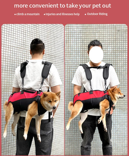 Sac à dos de voyage pour animaux de compagnie (3 tailles), porte-épaule, randonnée en plein air, marche, Durable et confortable, en tissu Oxford, pour chien/chat