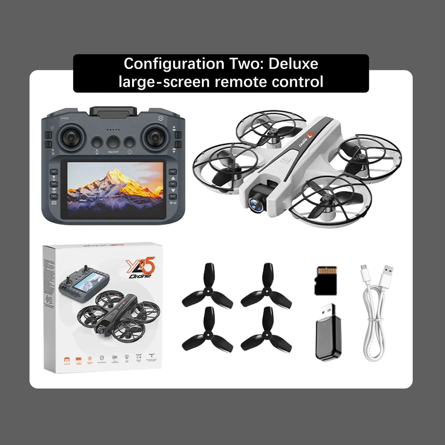Drones avec caméra professionnelle con cámara professionnelles de 10km flux optique vol stationnaire double caméra commutateur 360 ° professionnel Estensioniд;)