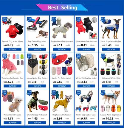 Doudoune pour chiot, Vêtements chauds d'hiver pour petits chiens, Manteau Chihuahua Schnauzer Carlin, Sweats, Costumes décontractés pour animaux de compagnie