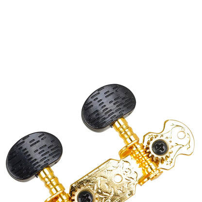 M MBAT 2 pièces chevilles de réglage de cordes de guitare classique têtes de Machine ouvertes en métal doré accordeurs guitare accessoires d'instruments de musique
