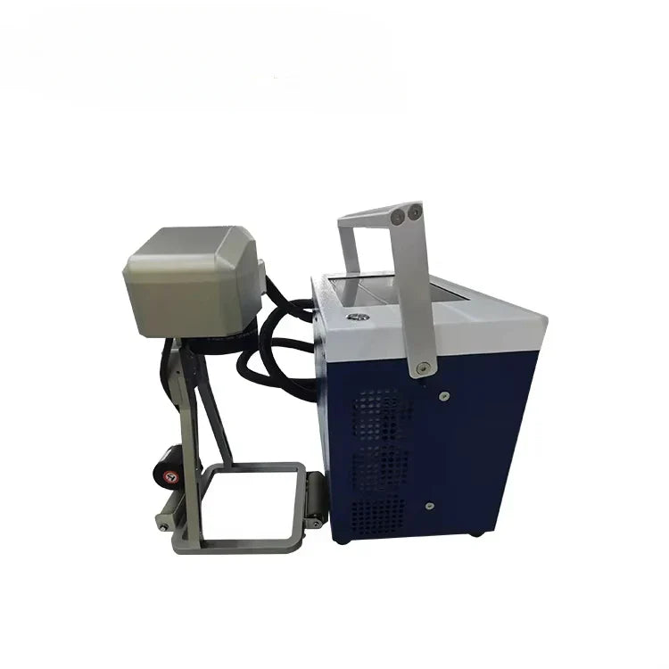 High-Precision 20W 30W 50W Portable Fiber Laser Marking Machine with Rotary for Metal Steel Handheld Laser Marker
