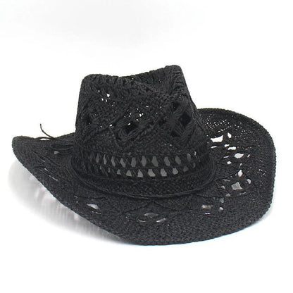 Cowboy Hat Woman Western Cowgirl Caps Women Cow Girl  Things Chapeau Femme Hats Accessories Vacation Compilation Straw Hat