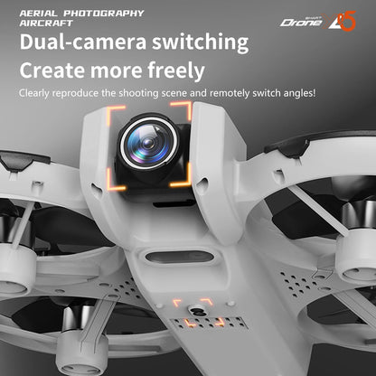 Drones avec caméra professionnelle con cámara professionnelles de 10km flux optique vol stationnaire double caméra commutateur 360 ° professionnel Estensioniд;)