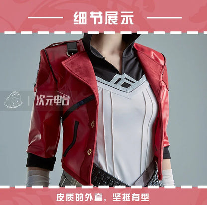 Costume de cosplay LoL Arcane Vi, perruque, uniforme, chaussures, tenues, combinaison d'Halloween et de carnaval pour femmes et hommes, haute qualité