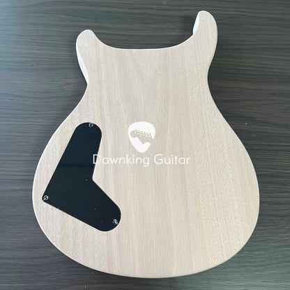 Kits de guitare électrique de bricolage de Style PRS, corps et manche en acajou, touche en palissandre, livraison gratuite