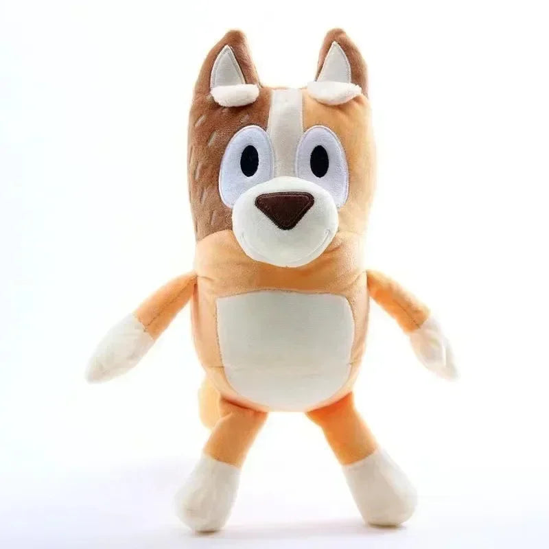 Family Stuffed Animals 17/28cm – Cartoon Dogs, Soft Plush Toys, Great for Birthdays and Christmas Gifts