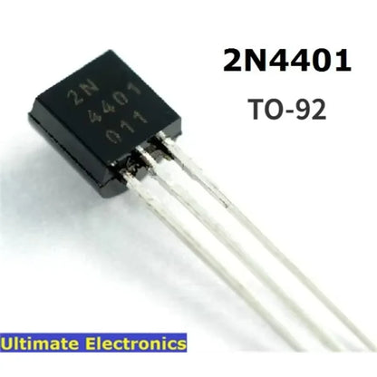 50 pièces/200 pièces/1000 pièces DIP 2N 4401 2N4401 TO-92 NPN Transistor à usage général