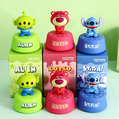 Stitch Cute Cartoons Cute Pet Stitch Timer Student Self-Discipline Learning Times Management Kitchen Machinery Timing Reminder