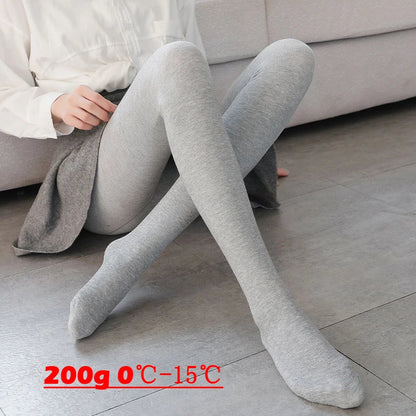 Leggings thermiques épais d'hiver 130g/330g en polaire chauds pour femmes, collants taille haute élastiques, moulants et sexy 2026