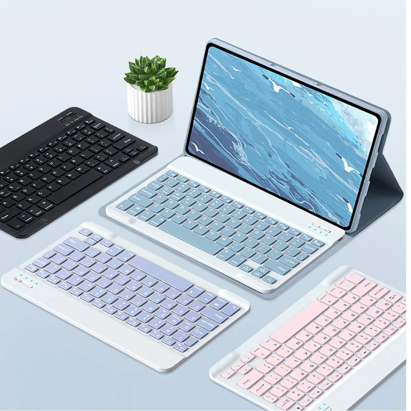 For New Redmi pad 2 11 inch 2025 Case with Keyboard,Detachable Wireless Keyboard+Tablet Cover Redmi pad 2 11" 2025 Funda