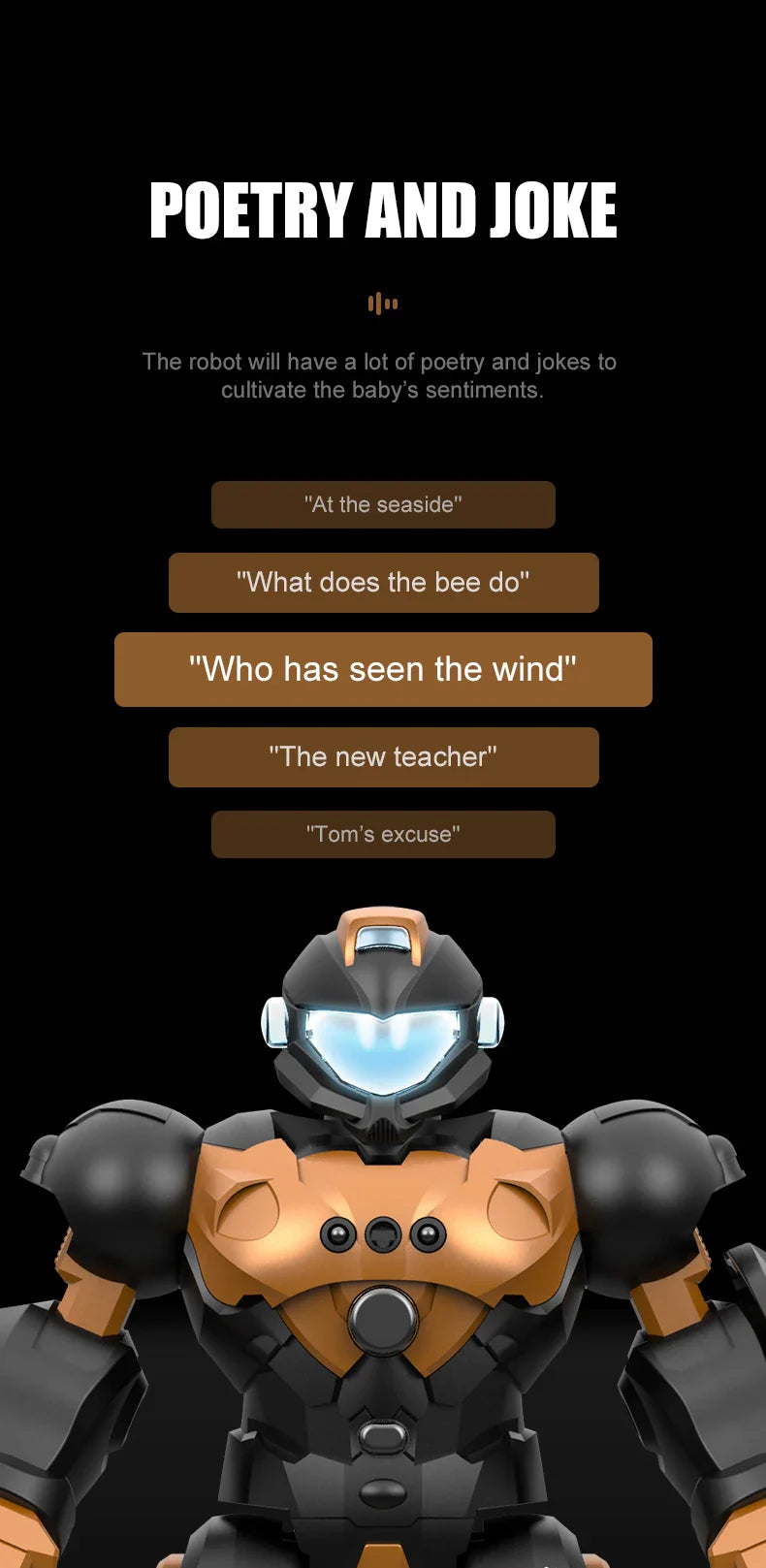Robot RC 2.4G, programmation intelligente, détection de gestes, télécommande, chant vocal, danse, jouet électrique, cadeau de noël pour enfant