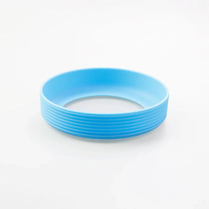 16 Colors 9.0CM Threaded Silicone Cup Bottom Protective Cover Coaster Sleeve Water Cup Cover 90MM Thermos Cup Bottom Holder