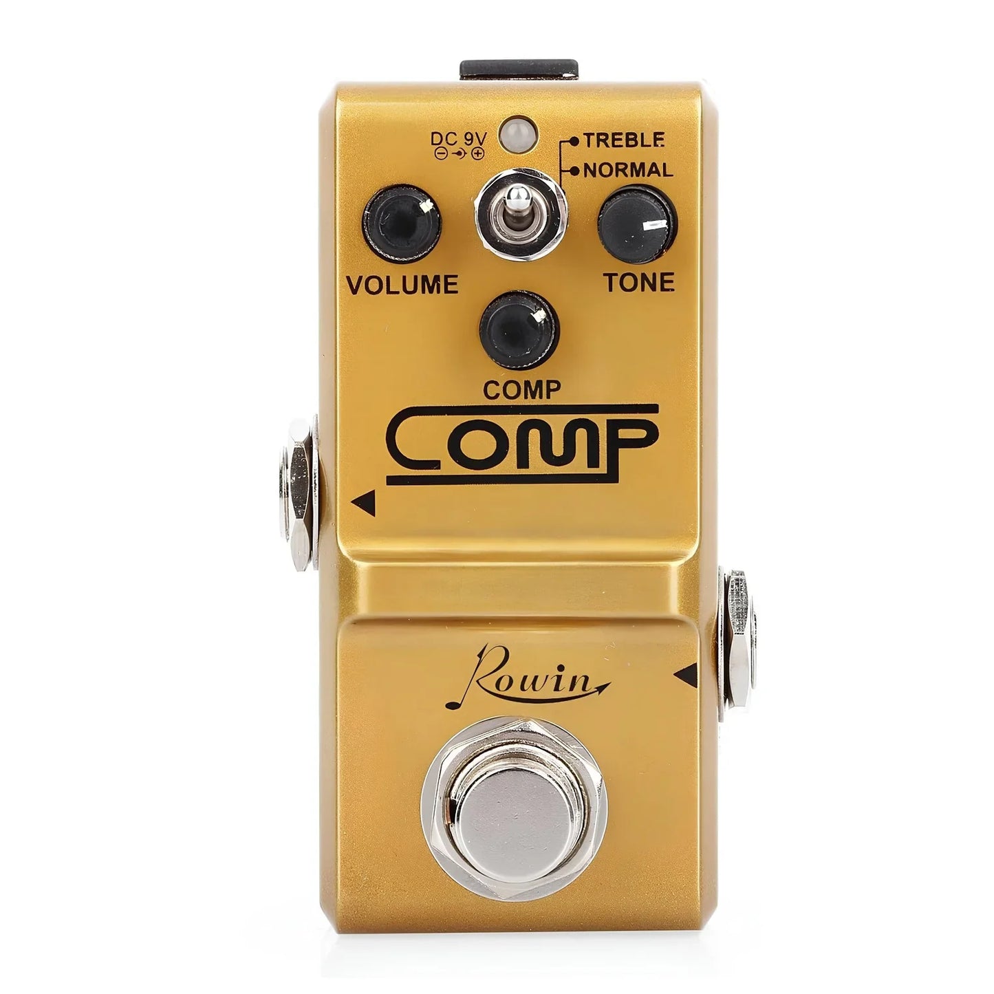 Rowin meilleur effet de Compression de pédale de compresseur de guitare de boîte de Comp analogique pour pédale de basse de guitare électrique True Bypass CS-3