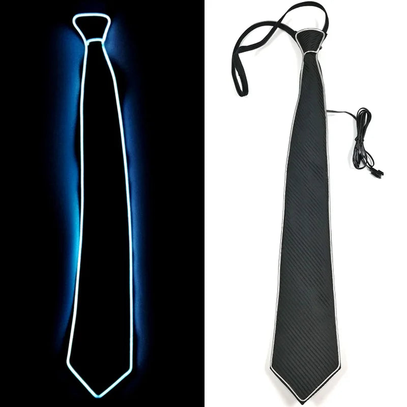 Newest LED Luminous Bow Tie For Man Christmas Wedding Light Bow Tie Festival Party Supplies Fluorescent Party Props