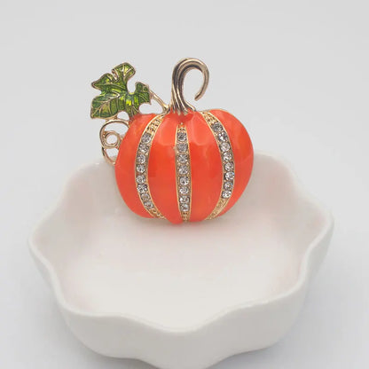 Halloween Pumpkin Brooch for Women All-season Universal Oil Dripping Badge Clothes Bag Scarf Accessories Brooch