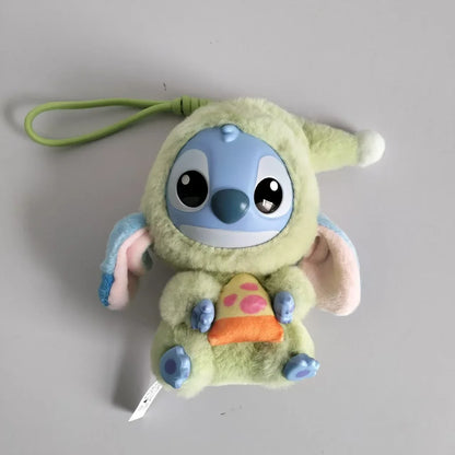 Stitch Eat Something Before Sleep Series Blind Box Plush Vinyl Toys Cute Doll Replica Mystery Box Bag Pendant Bag Decor Gift