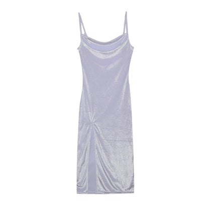New Spring/Summer Fashion Sexy Slim Fit Split Strap Dress For Women
