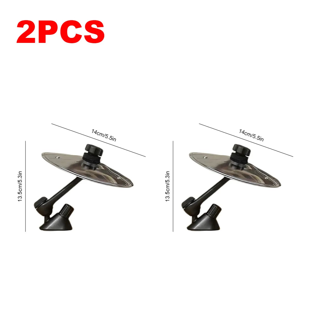 1-4PC tir à la main voiture Crash cymbale universelle Clip-On Mini tambour cymbale évent voiture tambour cymbale voiture intérieur Instrument de musique