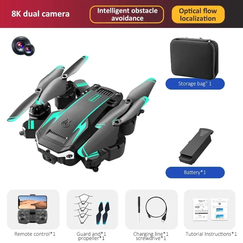 Drone G6 Pro 5G GPS moteur sans balais professionnel 8K HD photographie aérienne évitement d'obstacles UAV hélicoptère à quatre rotors jouets