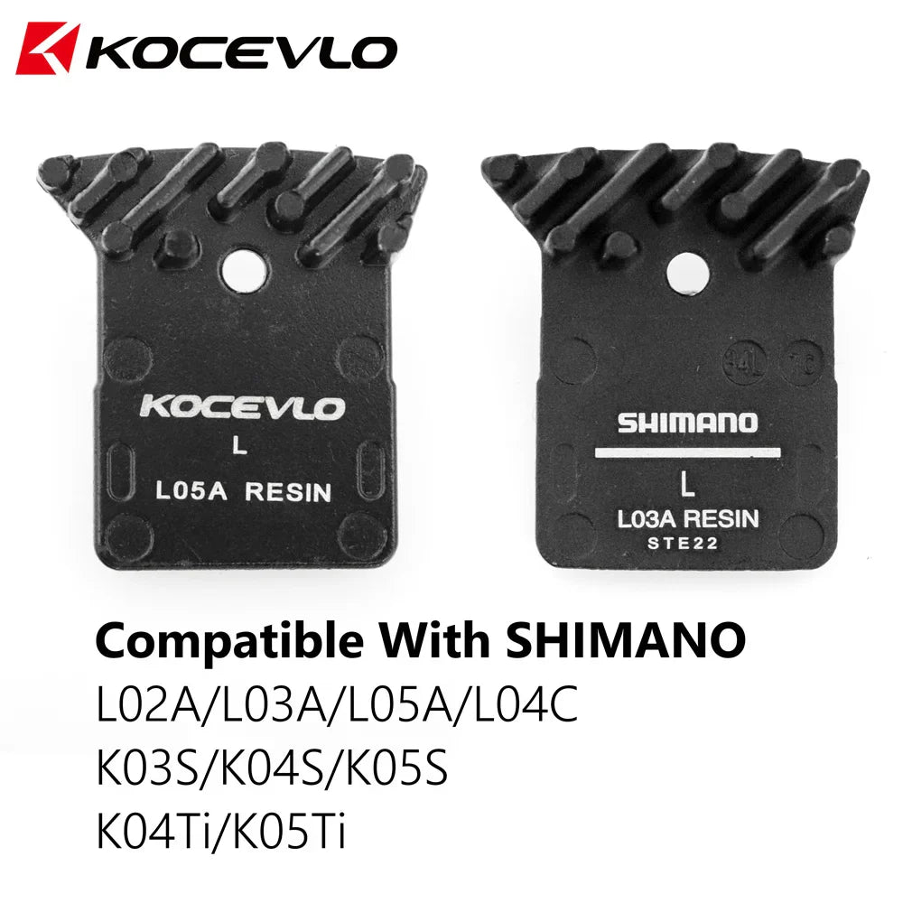 2 paires de plaquettes de frein glacées en résine Kocevlo L05A pour étrier de frein à disque de route SHIMANO up L03A/L02A