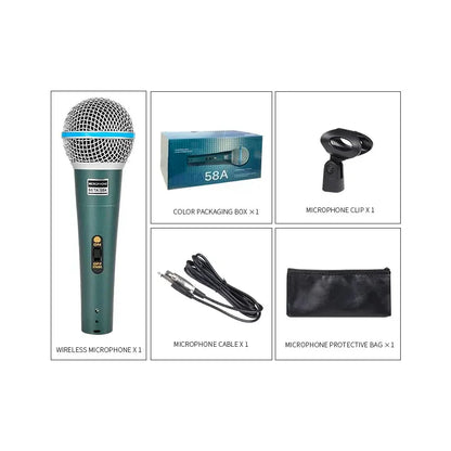Microphone à condensateur professionnel filaire, pour PC, système de Machine à karaoké, salle de son, Gamer, Audio, chant, Kits de Streaming en direct