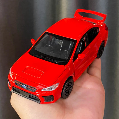1:30 Subaru Impreza WRX STI 2020 supercar alliage moulé sous pression modèle accessoires de voiture ornements intérieurs de voiture saint valentin pour ami