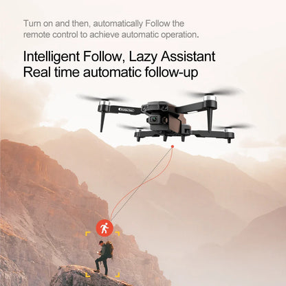 Nouveau Drone F198 professionnel double caméra avec 1080P WIFI FPV HD photographie aérienne grand Angle sans brosse RC pliable quadrirotor