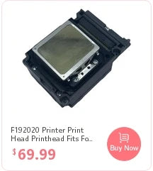 TX800 Eco Solvent Printer Print Head For Epson or Chinese Printer UV Plotter F192040 DX10