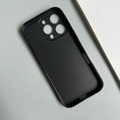 Coque de téléphone de luxe noire intégrale en silicone mat pour iPhone 17 Air 16 15 14 13 12 11 Pro Max 16 15 14 Plus, coque arrière souple en TPU