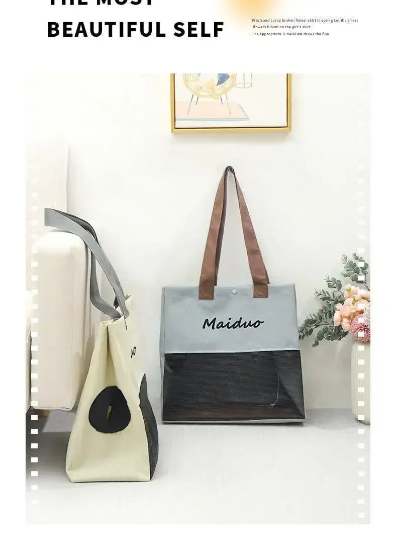 Sac à dos de transport pour animaux de compagnie, respirant et léger, pour chien, sac à dos pour chat, sac à main d'extérieur portable à une épaule