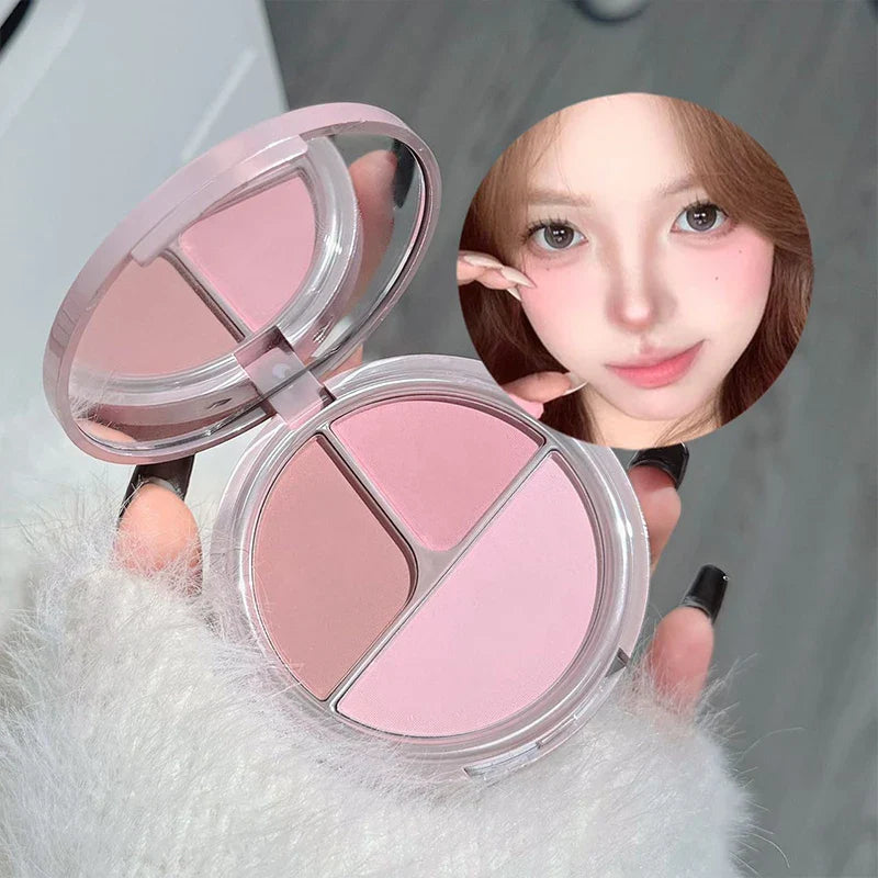 ART VALUE Coffrets de maquillage 7 pièces comprenant 3 couleurs de rouge à lèvres mat, 1 poudre pressée, 1 fard à joues, 1 palette de fards à paupières, 1 collier, coffrets de maquillage beauté