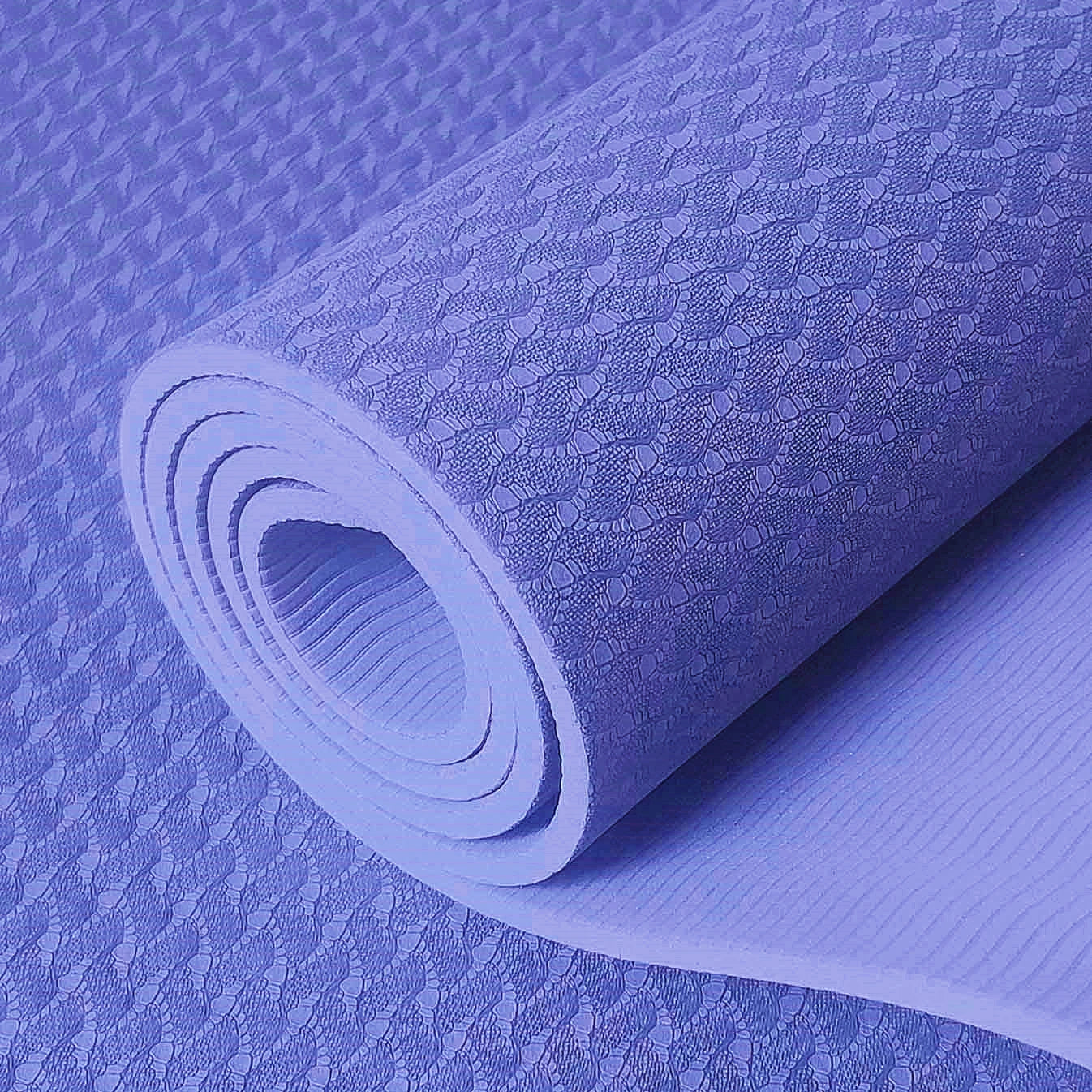 Thi Wide Long TPE Yoga Mat for Men And Women Fitn Dance Anti-Slip Home Use Slightly Defective Exercise Equipment