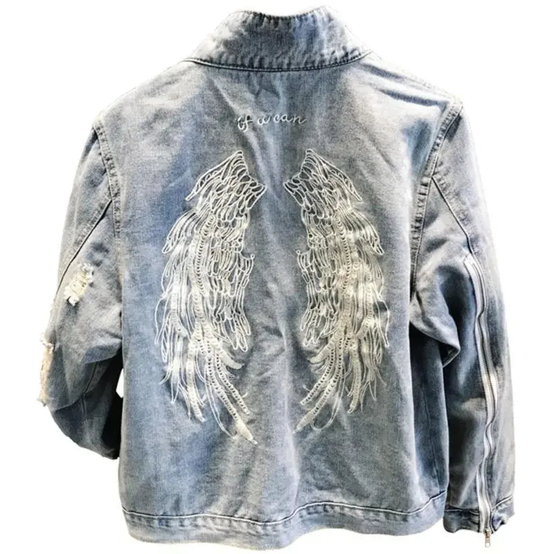 Manteau de cowboy pour hommes, vestes en jean amples et déchirées pour hommes, vêtements d'automne en tissu, livraison rapide, nouveau produit élégant à prix abordable
