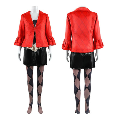 Clown 2cos costume, Little Ugly Girl cosplay costume, Halloween stage, festival performance costume