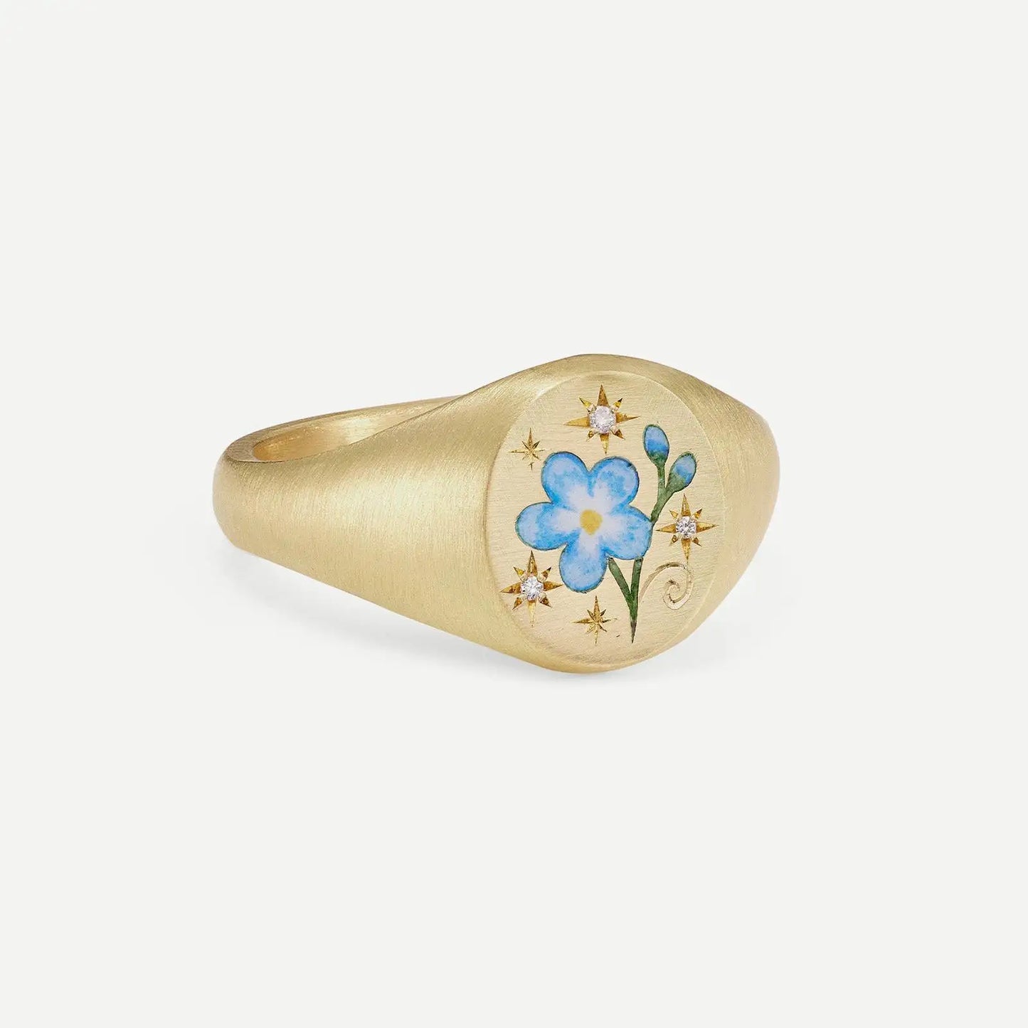 Fashionable and popular stainless steel painted ring, for Valentine's Day, Lion, Mermaid, Love, gold plated, women's jewelry, тильц®