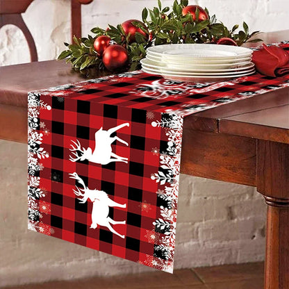 Chemin de Table de Noël, Décoration pour la Maison, Couverture de Nappe, Ornement, Cadeaux, ixdu Nouvel An, 2023