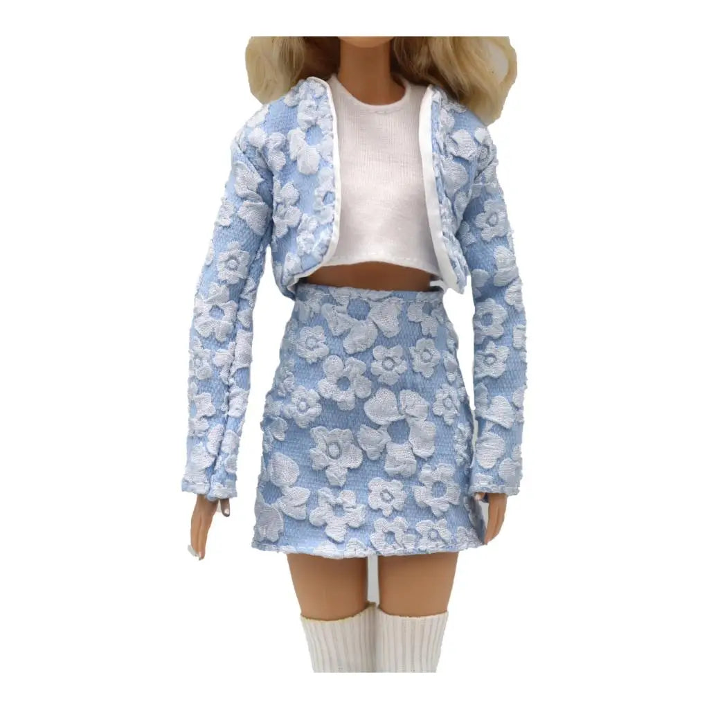 New 30cm 1/6 Doll flower Top Dress Daily Wear Accessories Clothes for Barbies doll