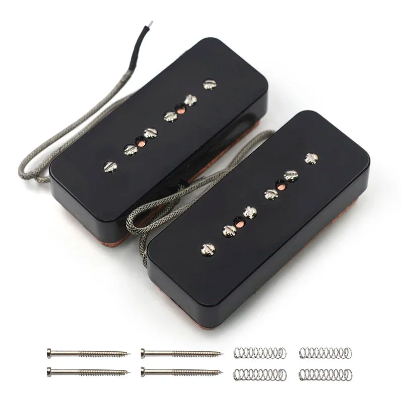 Alnico 5 aimant P90 Style micro double bobine micro silencieux Humbucker 6K/9K pour guitare électrique