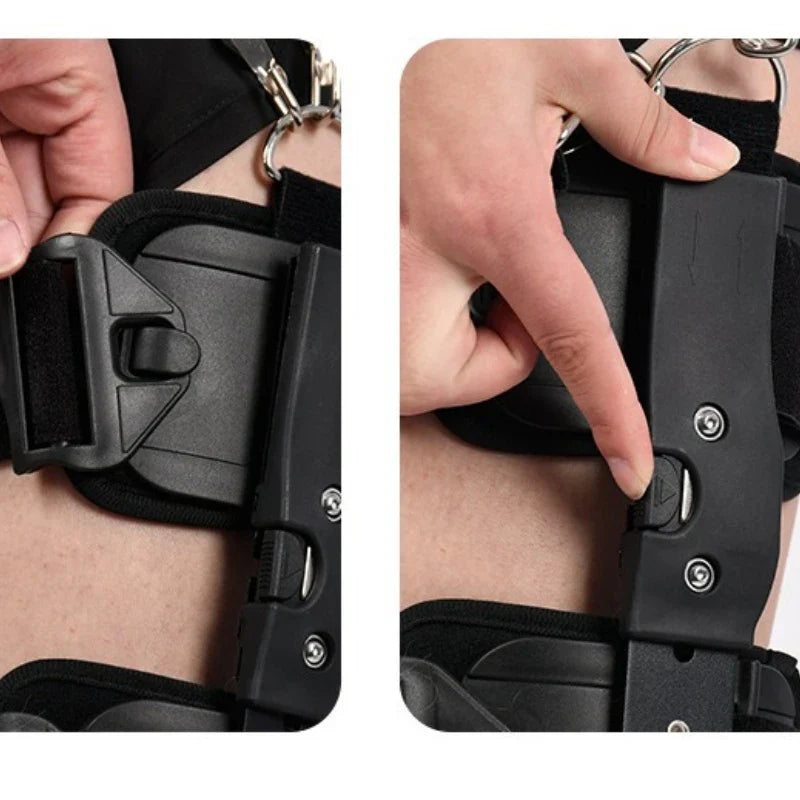 Support de fixation réglable des articulations du genou, pour la fracture des jambes, la fracture des os du genou, protection du genou pour la rééducation du ménisque