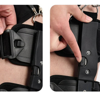 Support de fixation réglable des articulations du genou, pour la fracture des jambes, la fracture des os du genou, protection du genou pour la rééducation du ménisque